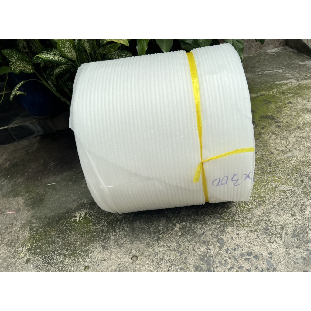 50cmx300m Mút Xốp PE Foam Dày 1ly/ 1mm Bọc Lót Hàng Hóa