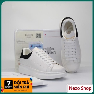 Giày 𝐌𝐂 𝐐𝐔𝐄𝐄𝐍 ⚡️𝐒𝐢ê𝐮 𝐑ẻ⚡️ giày mcq độn đế 3 phân màu trắng gót đen nam nữ hot trend full box bill. nezo shop