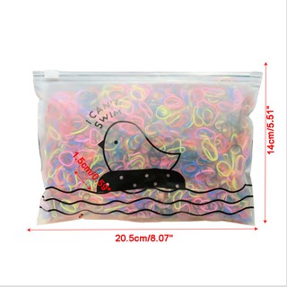 Set 1000 Dây Cột Tóc Nhiều Màu Sắc Dễ Thương