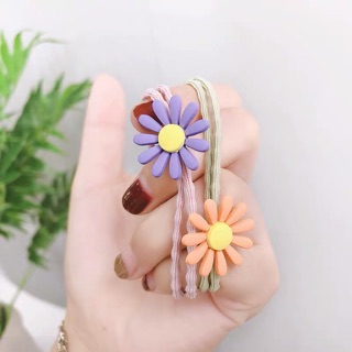 Dây Thun Cột Tóc Hoa Cúc Hàn Quốc Dễ Thương