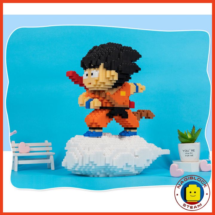 Mô hình lắp ráp GOKU DRAGON BALL 6380 cao 30cm 5057pcs