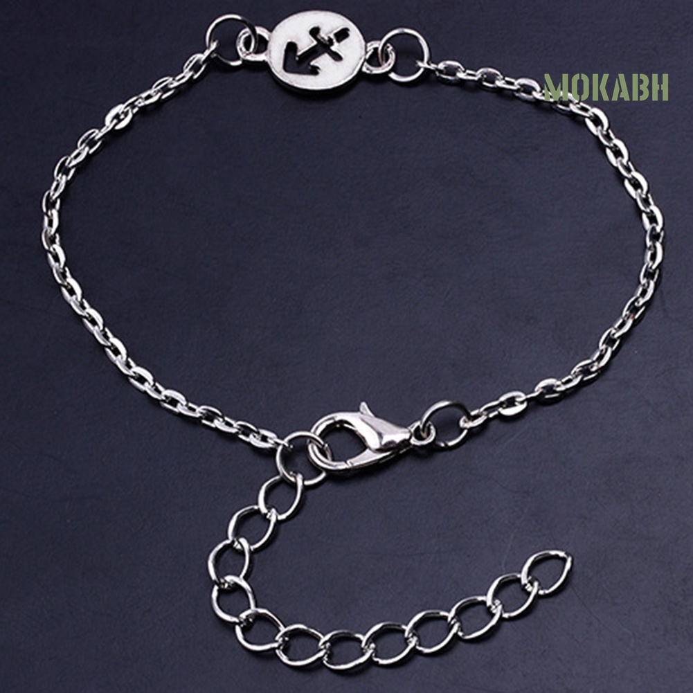 Vòng Đeo Tay Họa Tiết 12 Cung Hoàng Đạo Thời Trang Dành Cho Nữ