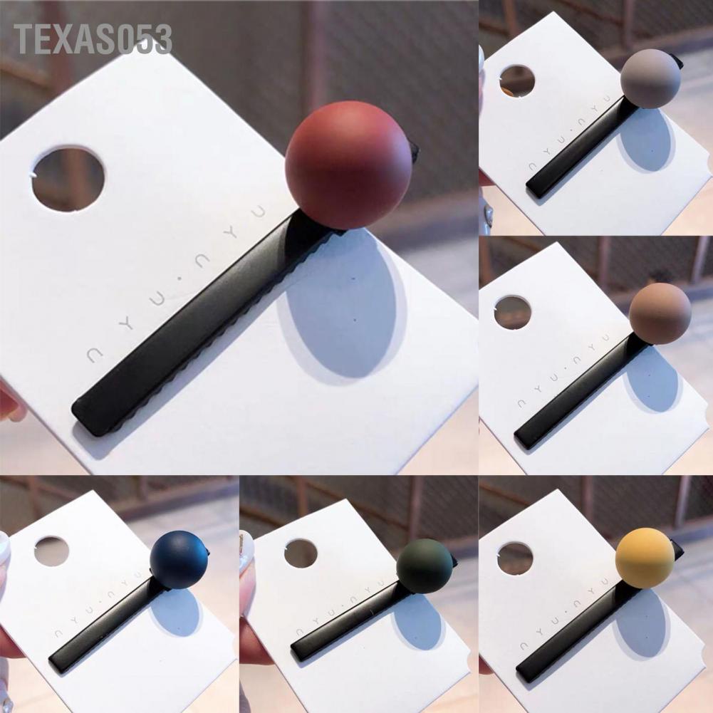 Texas053 Frosted Hair Clips Brilliant Colors Ins Style Cute for Cloth Decoration Gifts