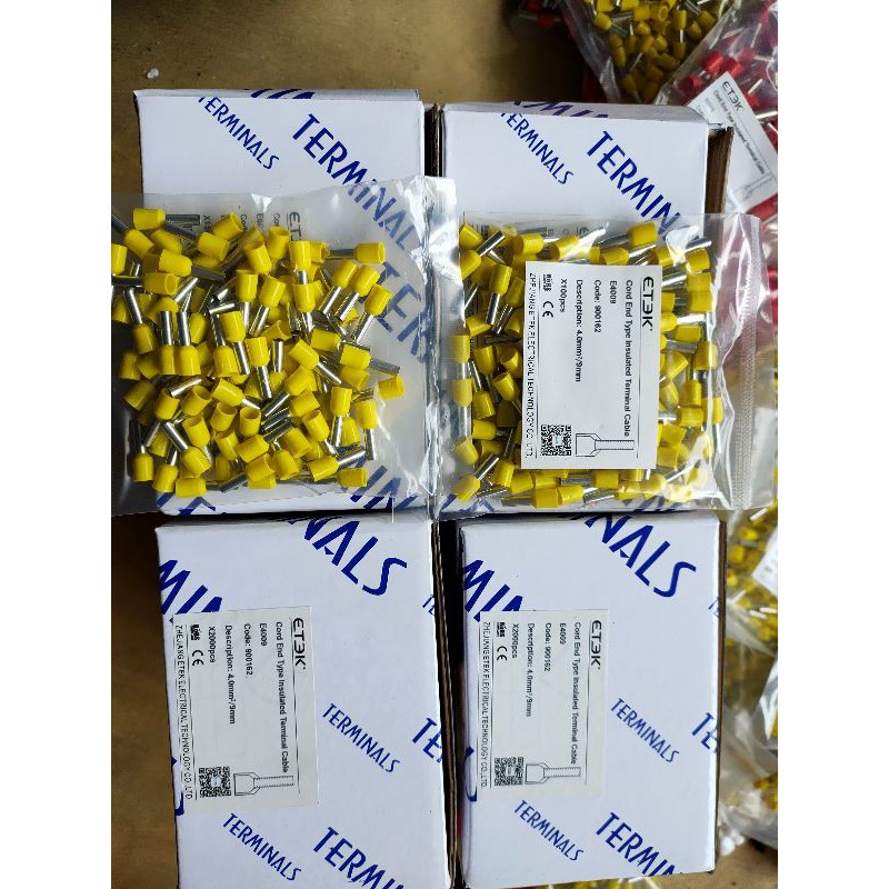 Bịch 100 cái đầu cos tròn rỗng Etek