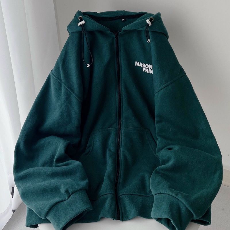 Áo Hoodie Zip Mason Prince Unisex Nam Nữ