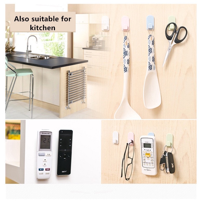 Set 4 Móc Treo Điều Khiển Từ Xa Gắn Tường Tiện Lợi