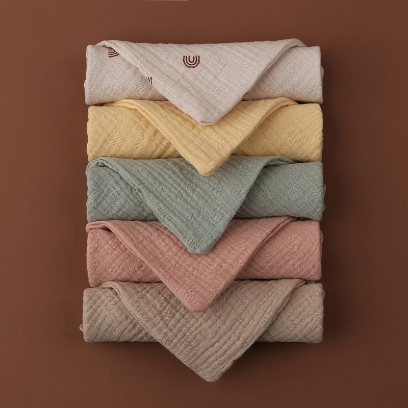 Khăn Lau Mặt 4 Lớp Mềm Mại Thấm Hút Tốt Cho Bé