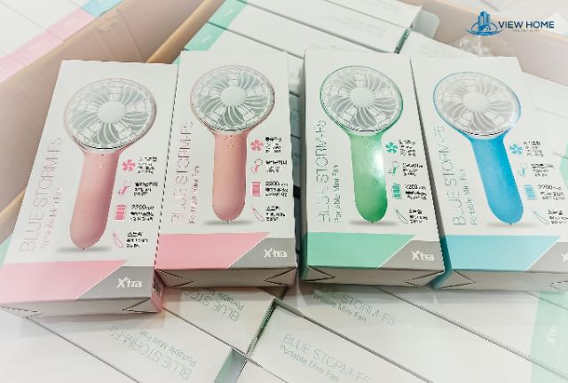 Quạt mini cầm tay Blue storm f5 xuất khẩu Korea xịn