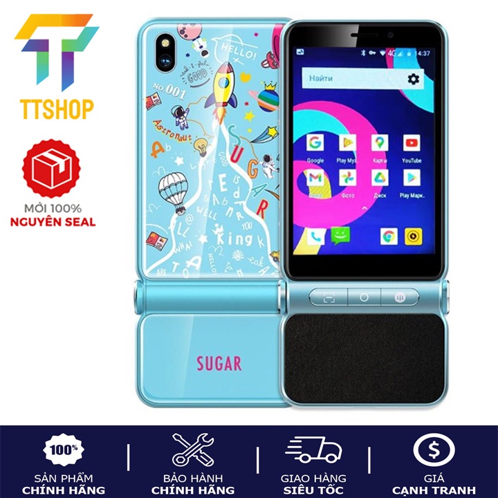 Điện thoại trẻ em Smartphone Sugar A100, Music smartphone - Hàng chính hãng
