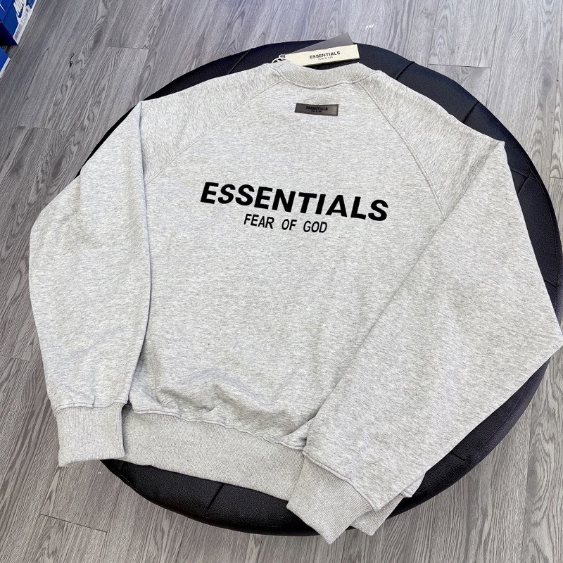 Áo Sweater FOG Fear of God ESSENTIALS CREWNECK Dark Oatmeal Sweatshirt