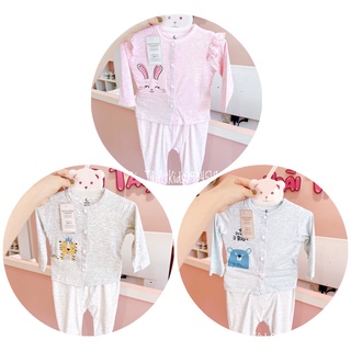 Bộ dài tay cúc giữa moon melang