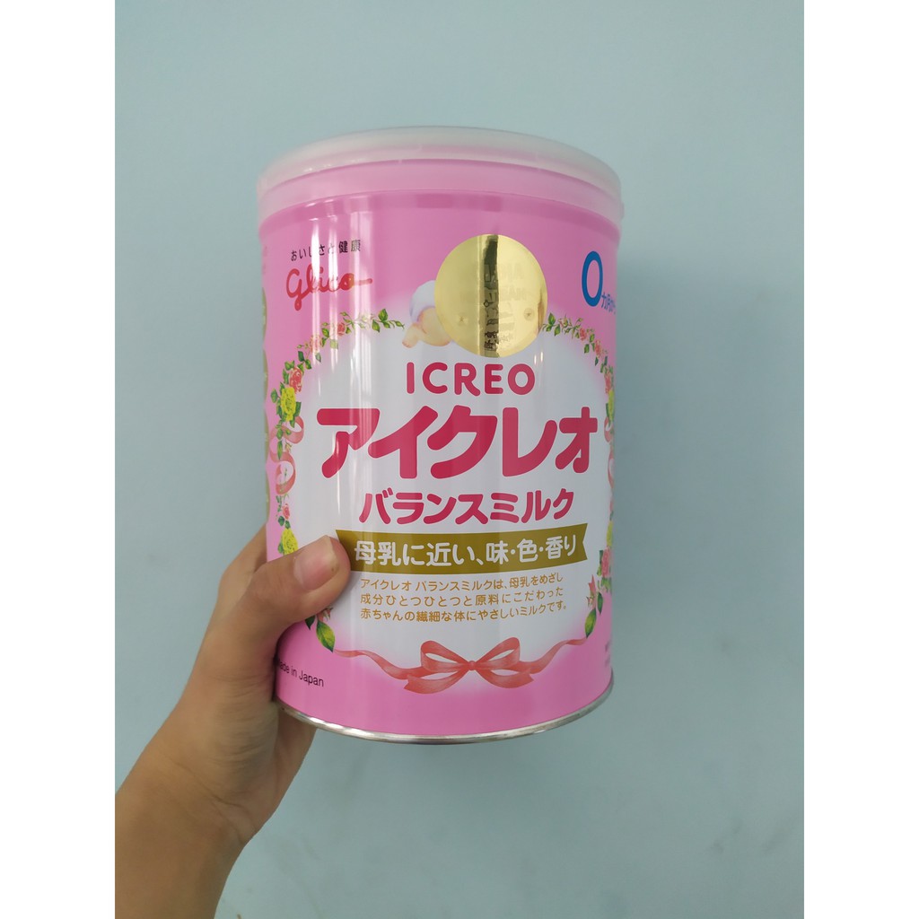 [TẶNG THẢM CHƠI] Combo 4 hộp sữa Glico Icreo