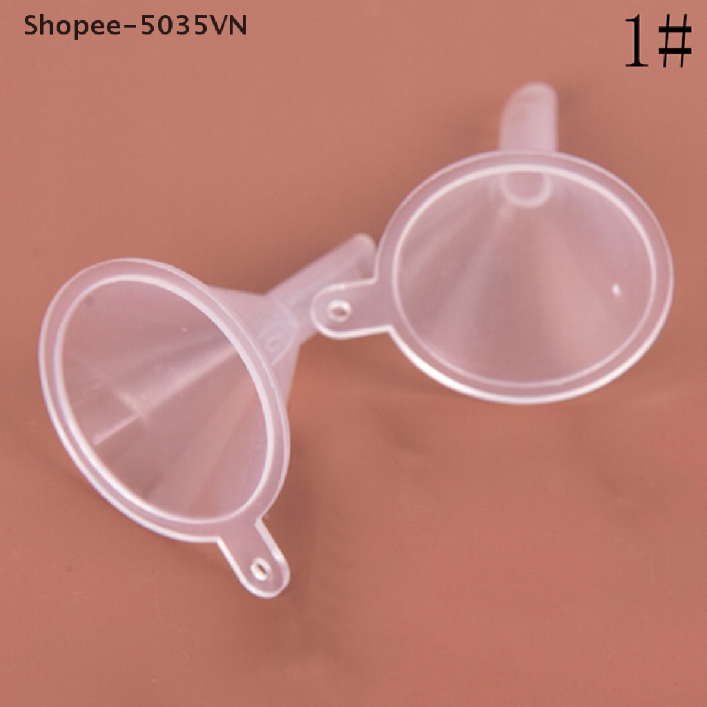 Set 2 Phễu Chiết Dung Dịch Mini Bằng Nhựa  Set 2 Phễu Nhựa Nhỏ Dễ Thương  Bộ 2 Mô Hình Nhựa Mini Thời Trang