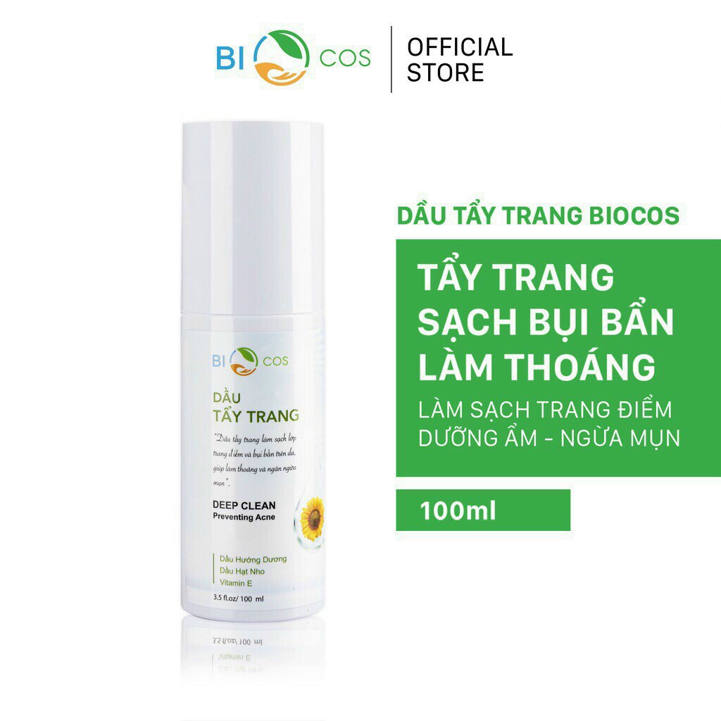 Dầu tẩy trang Biocos sạch lớp trang điểm dưỡng ẩm và ngừa mụn 10ml LuMi.A | BigBuy360 - bigbuy360.vn