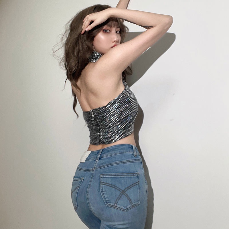 Áo Hai Dây Dáng Ngắn Thời Trang Mùa Hè Dành Cho Nữ