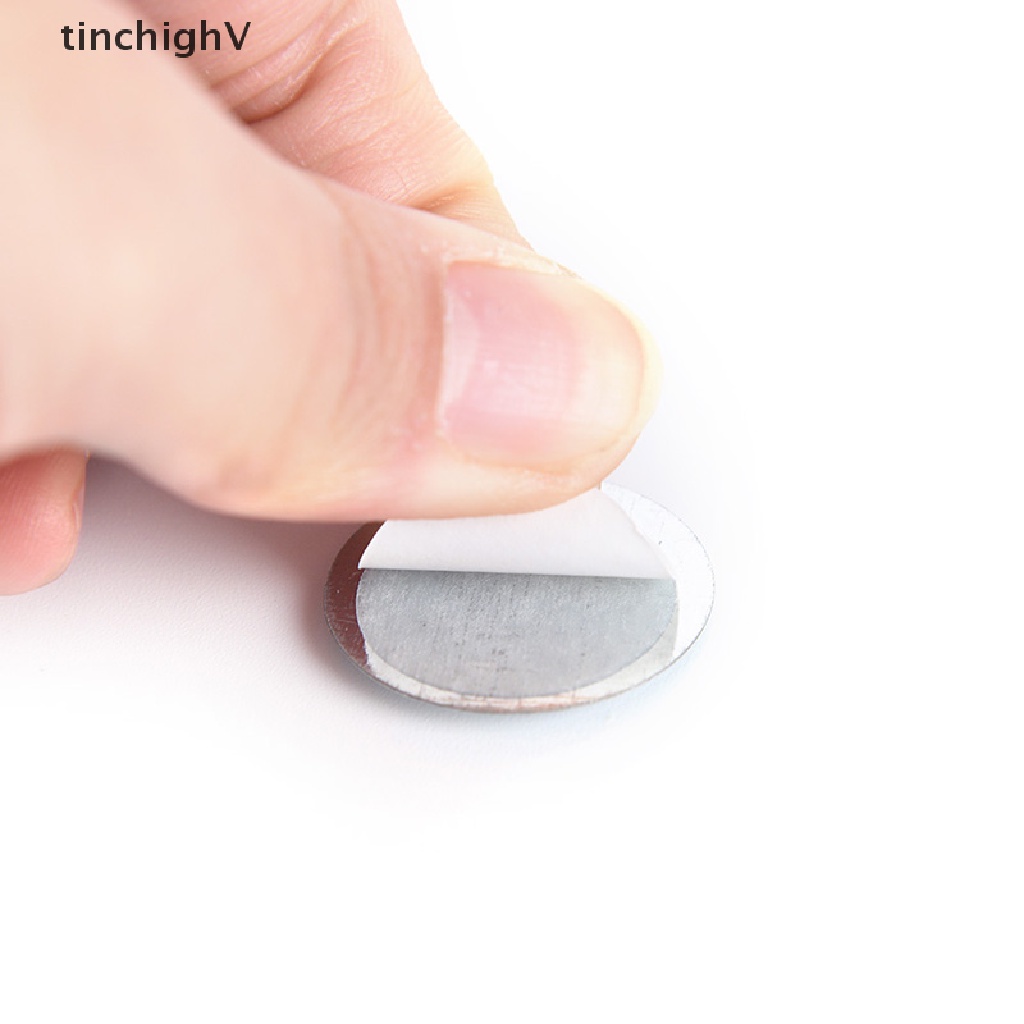 Set 20 Miếng Dán Nam Châm Bằng Kim Loại Trang Điểm Phấn Mắt