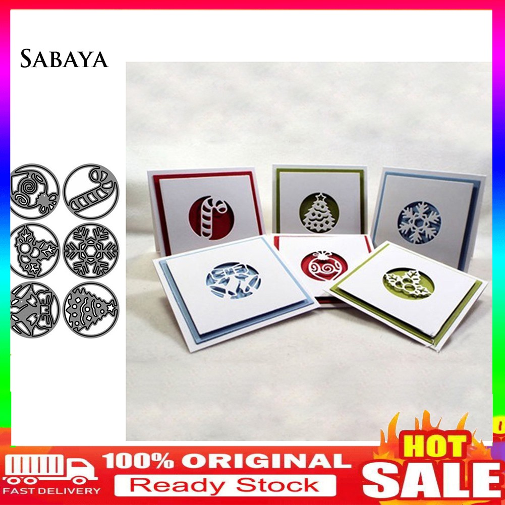 Khuôn cắt giấy làm từ kim loại hình chuông giáng sinh trang trí lưu bút