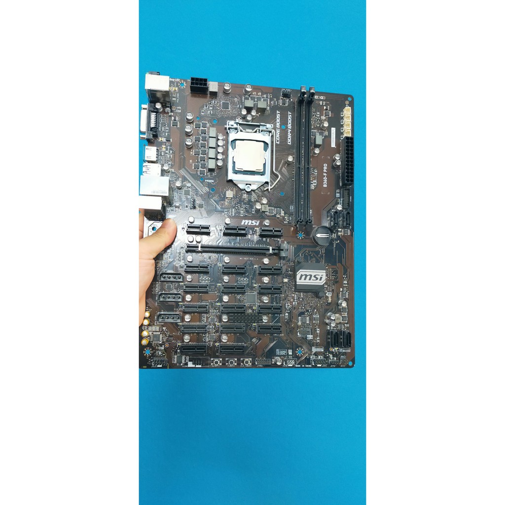 COMBO main Đào coin G4900 Mainboard MSI B360-F Pro