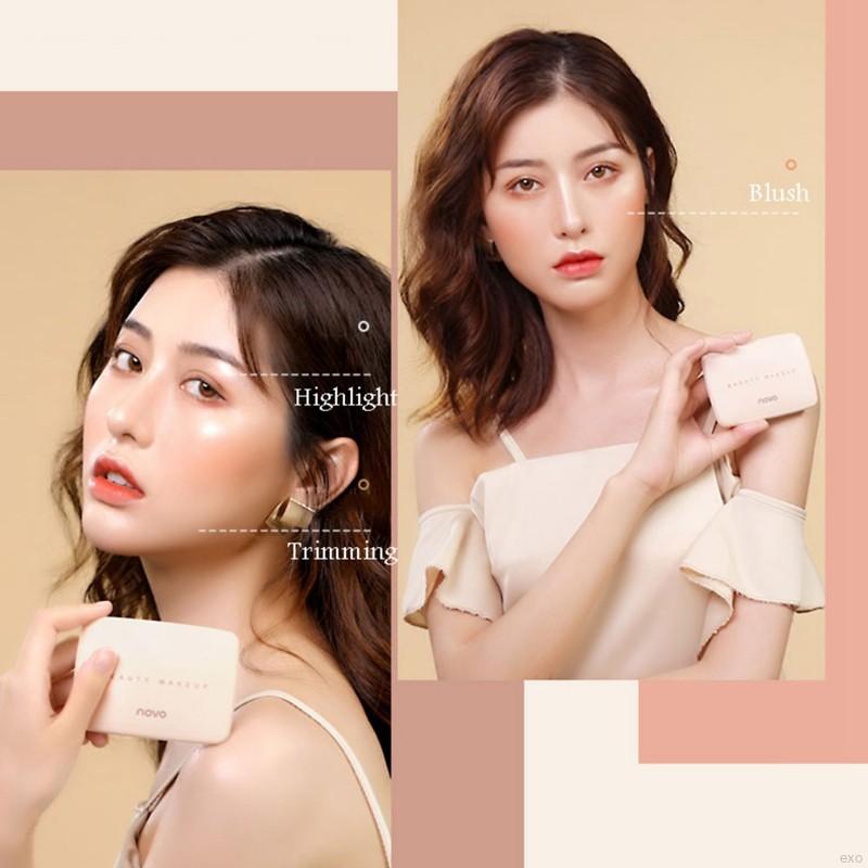 [Hàng mới về] Phấn Highlight Và Tạo Khối Novo 2 Trong 1 Tông Nhũ Và Lì Trang Điểm Lâu Trôi | BigBuy360 - bigbuy360.vn