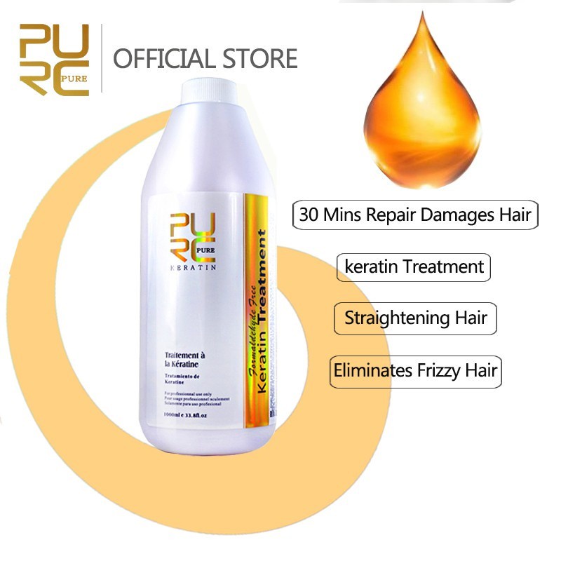 Purc Thuốc Duỗi Tóc keratin Brazil 0% formaldehyde