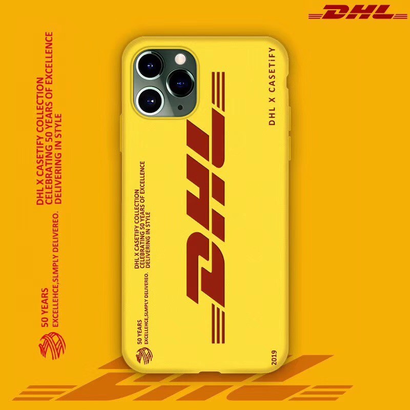 Ốp điện thoại TPU mềm in logo DHL dành cho iPhone11 11pro 11promax XR XS 6s 7plus 8 8plus | BigBuy360 - bigbuy360.vn