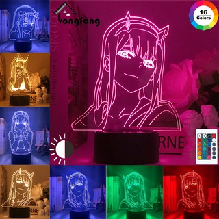 Đèn Ngủ 3d Họa Tiết Anime Xinh Xắn Dành Cho Bé