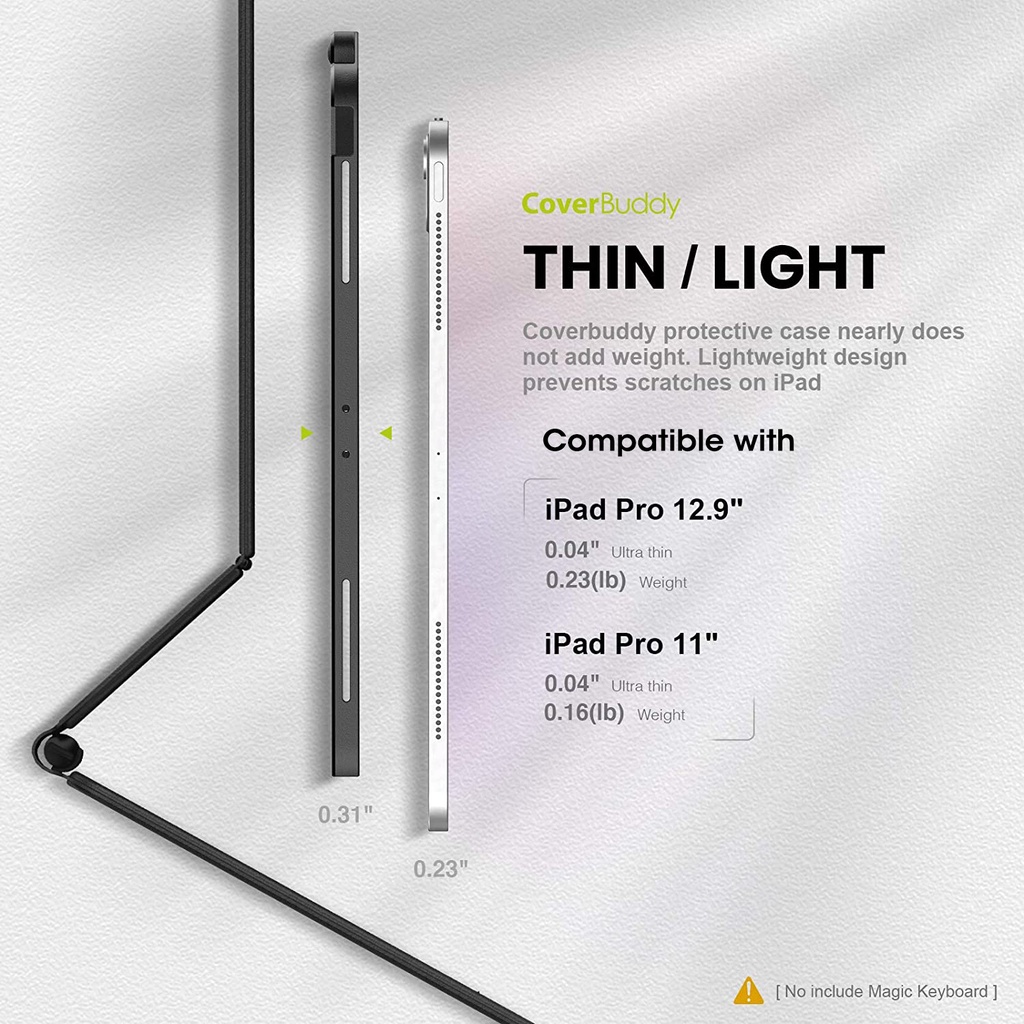 SwitchEasy Ốp Máy Tính Bảng Có Bàn Phím Ảo Thuật M1 Dành Cho Apple iPad Pro 11 Inch Thế Hệ Thứ 3/ iPad Air 10.9"/4th Gen/12/9 Inch 2021&2020& 2018 4.1 13 Đánh Giá 51 Đã Bán
