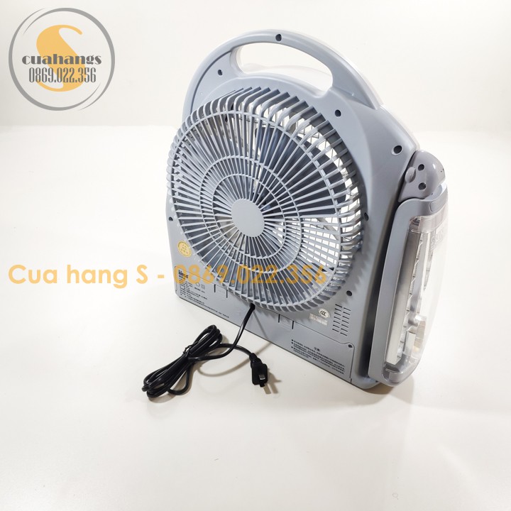 Quạt tích điện quạt mini có đèn SUNCA cao cấp - BH 12 tháng