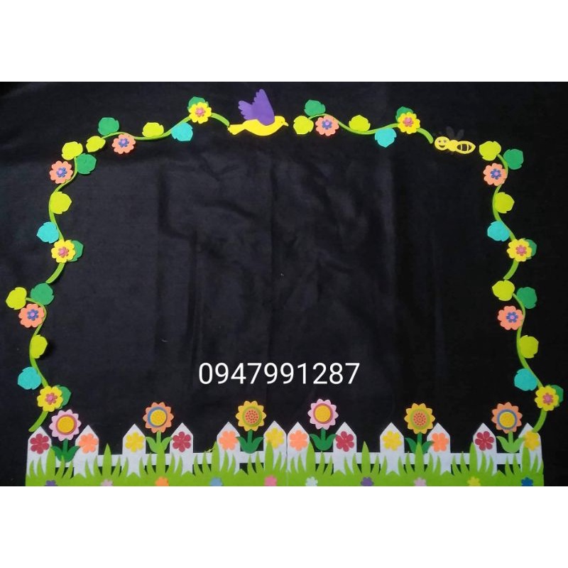 Set Hoa Lá Trang Trí Góc Chủ Đề