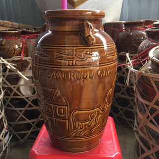 chum - 10 lít - chum rượu cần - ché