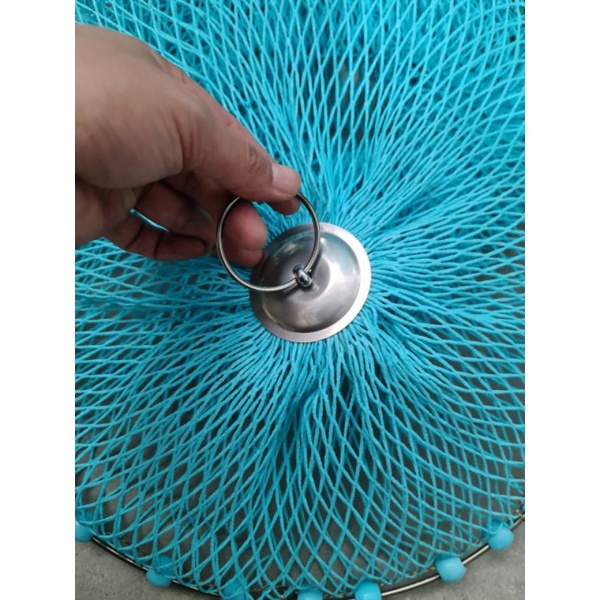 Rọng đựng cá săn hàng màu xanh lianqiu chính hãng