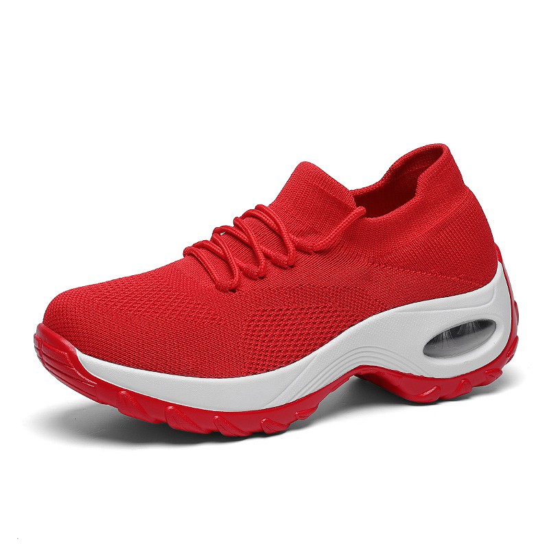 Giày thể thao YOZOH thiết kế thoáng khí màu vàng size 36-42