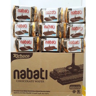 Thùng 12 Túi Bánh Xốp Nabati Socola 170g