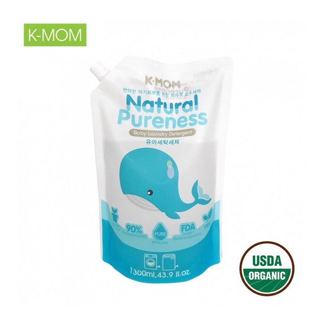Nước giặt đồ sơ sinh hữu cơ Organic K- Mom Hàn Quốc
