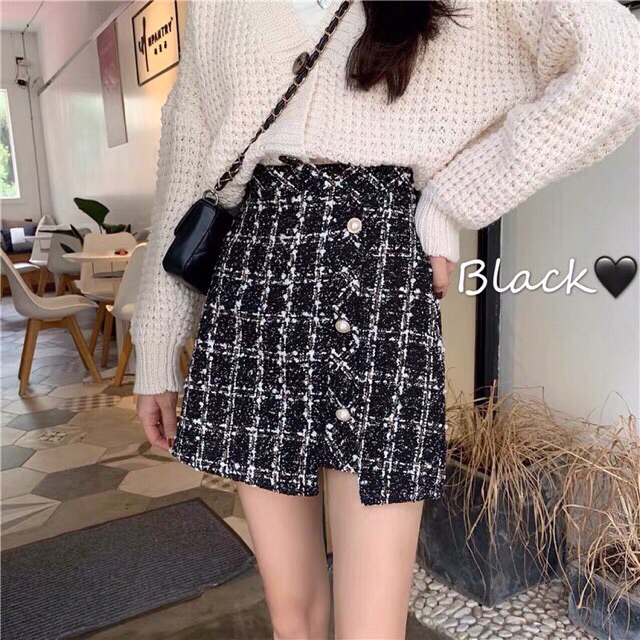 [Order 7-10 ngày] Chân váy dạ tweed đính cườm (Kèm ảnh thật) | BigBuy360 - bigbuy360.vn