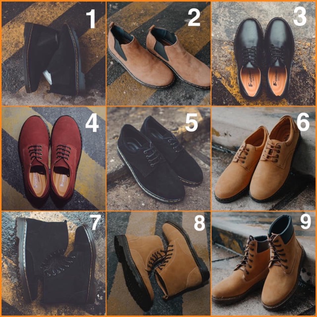 Giày Da lộn🎁FREESHIP🎁GIẢM 10K🎁Giày Nam Da Lộn Chống Nước, DÁNG BOOT, CAO CỔ | BigBuy360 - bigbuy360.vn