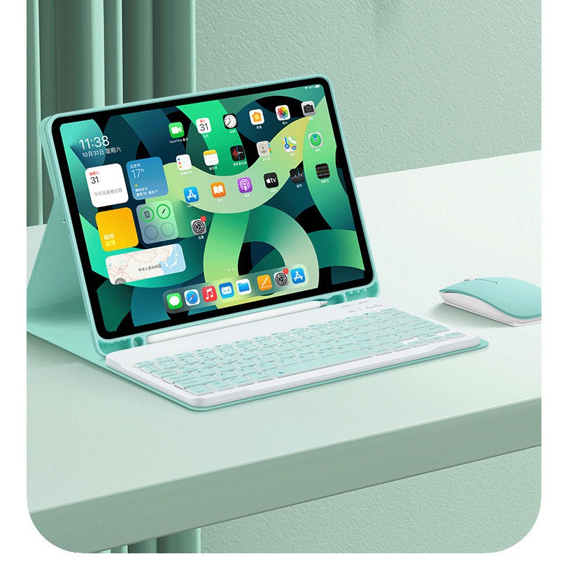 Bàn phím Bluetooth tích hợp Bao da cho iPad Air3 10.5 INCH,iPad GEN 7 8 10.2 INCH, IPAD Pro 10.5 INCH -DITECH88