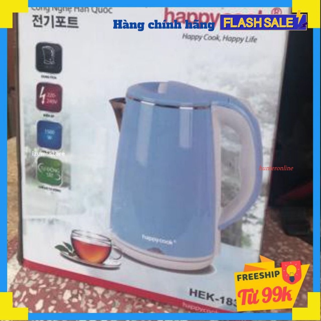 Ấm siêu tốc happy cook HEK-183P