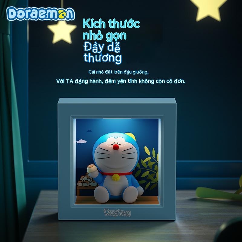 Mới Doraemon Khung ảnh nhỏ Đèn ngủ Đèn ngủ Đèn ngủ Phim hoạt hình Búp bê Trang trí Khí quyển Ánh sáng Quà tặng sinh nhật