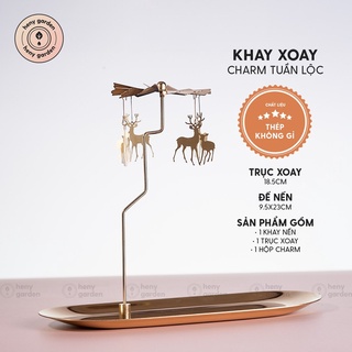 Khay nến xoay chong chóng bộ cao cấp nhiều mẫu lựa chọn heny garden - ảnh sản phẩm 3