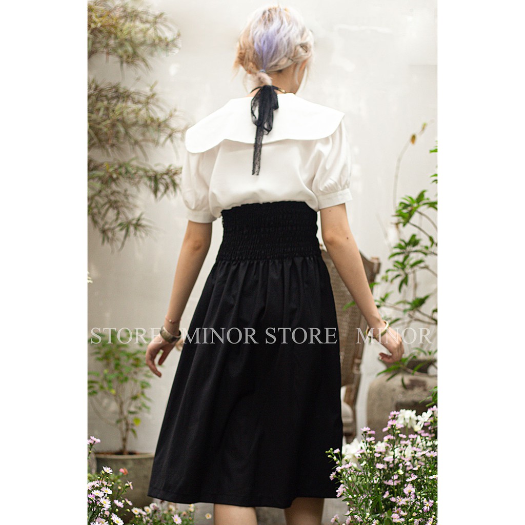 [Mã FAGREAT55 giảm tới 50K đơn 250K] CHÂN VÁY DÀI 6 NÚT [MINOR JADE] | BigBuy360 - bigbuy360.vn