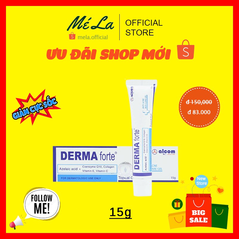 Gel Mờ Thâm Giảm Mụn Derma Forte Gel 15g