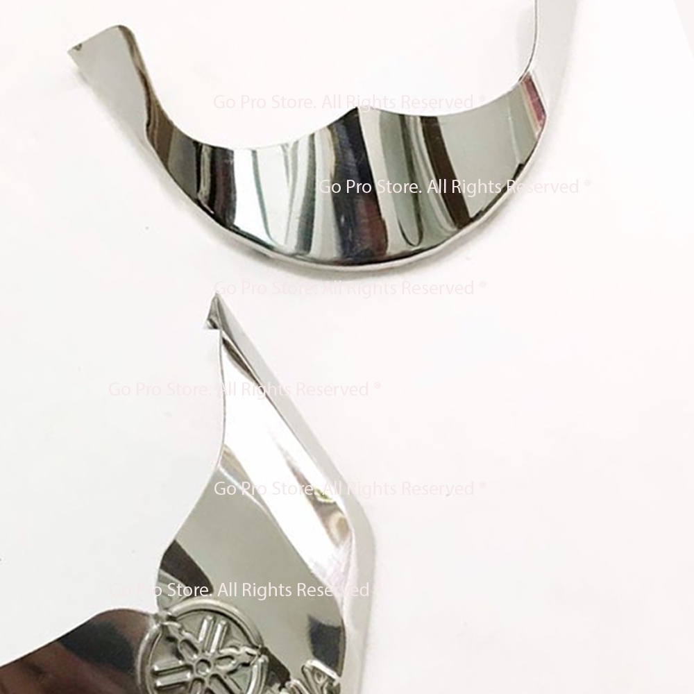 Bộ Ốp Mỏ &amp; Đuôi Dè YAMAHA LATTE 125 INOX G1128