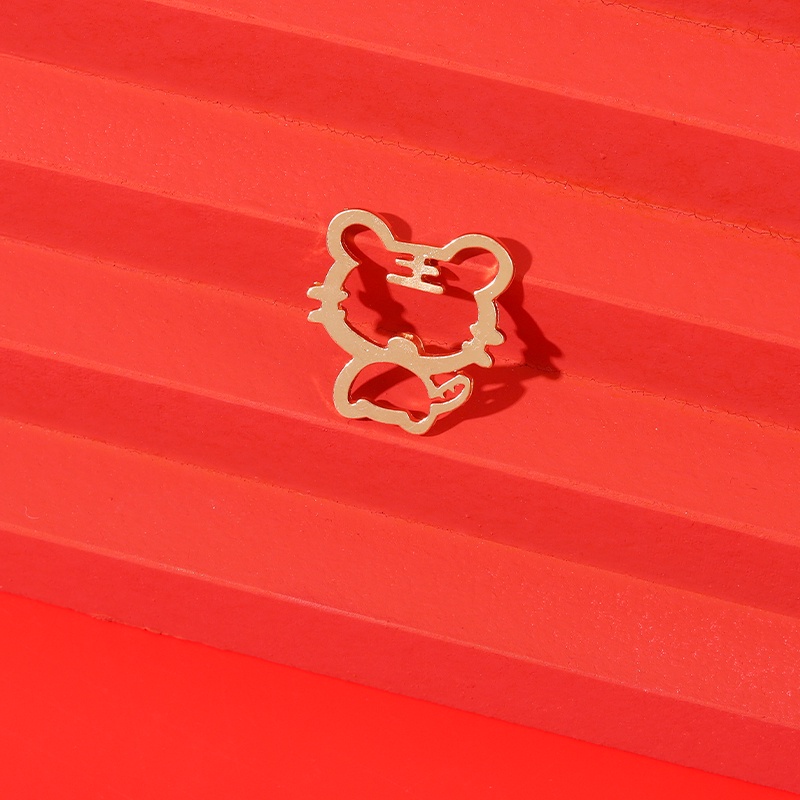 Ghim cài áo hình chú hổ hoạt hình dễ thương dành cho nữ