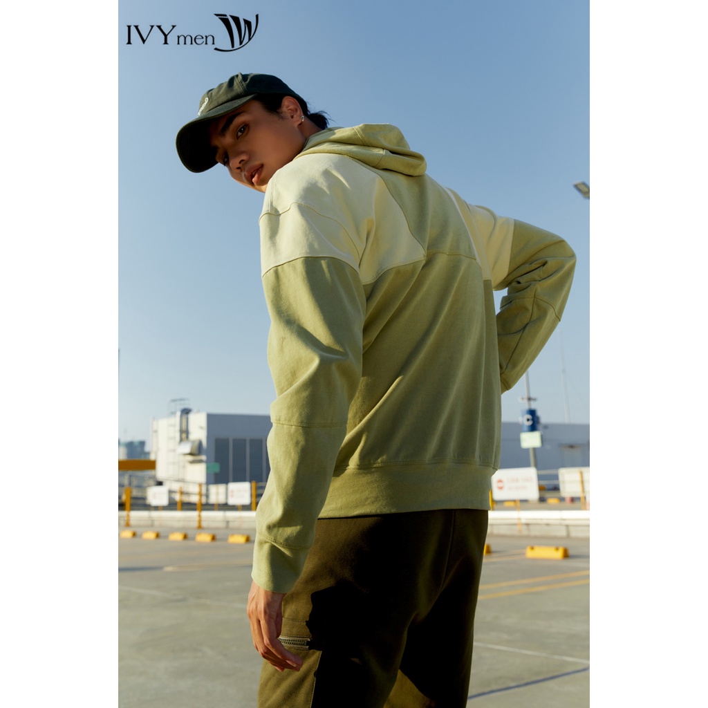 [NHẬP WABRTL5 GIẢM 10% TỐI ĐA 50K ĐH 250K ]Áo hoodie nam phối màu IVY moda MS 59E3060