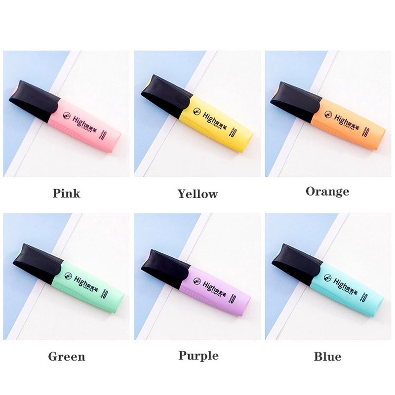 Set 6 bút dạ màu sắc đáng yêu