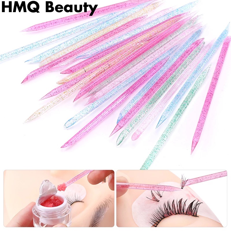 Crystal mi Paste có thể tái sử dụng hiệu ứng hai đầu tách biệt công cụ mi Extensions