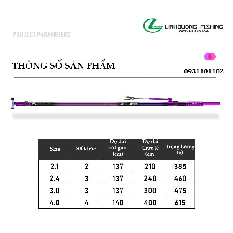Gác cần săn hàng MC