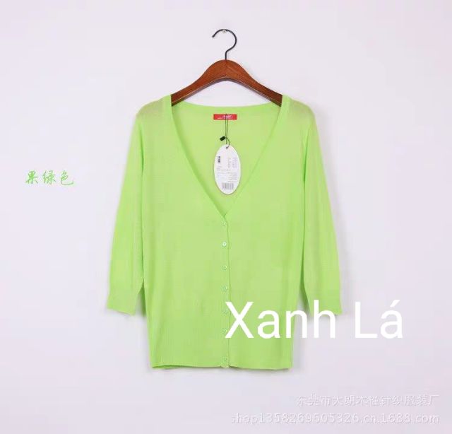 Áo Khoác Cardigan Len Mỏng Cổ Tim | BigBuy360 - bigbuy360.vn