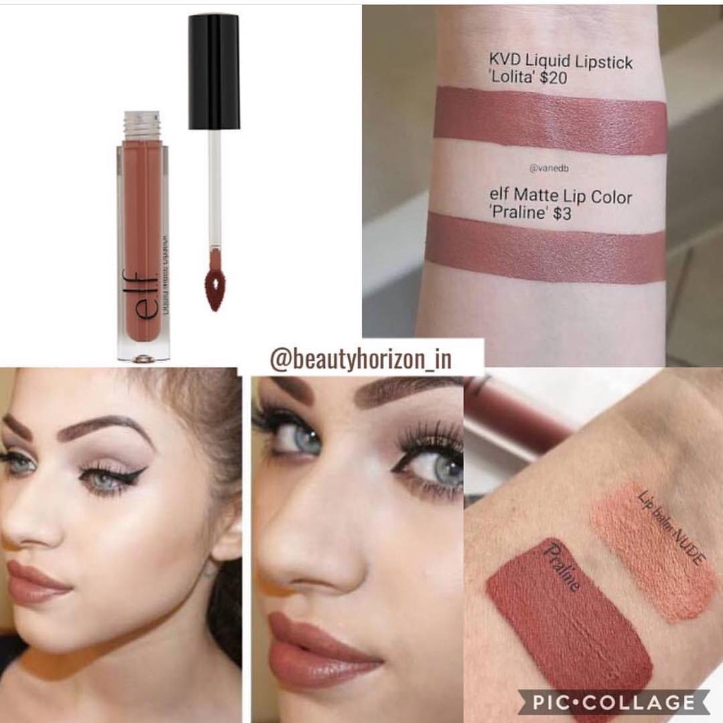 Son kem lỳ siêu  ELF LIQUID MATTE LIPSTICK mịn môi , không trôi , không dính cốc